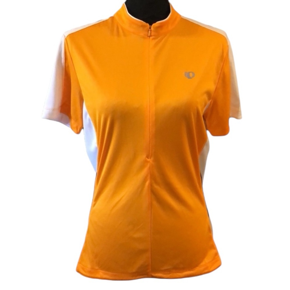 PEARL IZUMI SELECT ORANGE AND WHITE BIKE RIDING JERSEY SIZE XL NEW WITH TAGS
